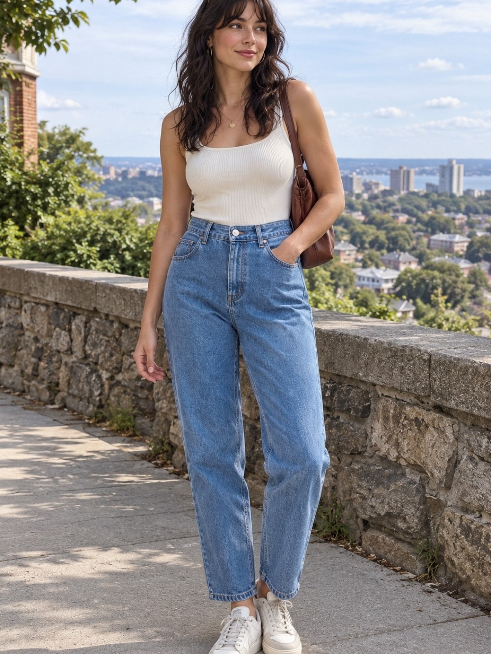 NWT Vintage Penmans 1990s High-Rise Denim Straight Leg Jeans in Light Blue